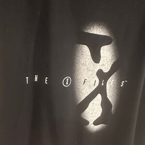 GUC Size 2x Torrid Brand Black The X-Files Graphic T-Shirt Tee Short Sleeve Top